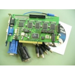 Placa captura pentru 16 camere supraveghere, se monteaza in slot PCI din computer, inregistreaza direct pe hardul pc-ului, model: SDVR-607T